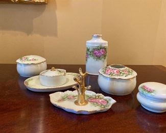 Vintage, Porcelain, Dresser set