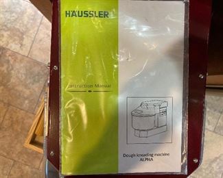 Haussler Alpha(new), Dough Kneading Machine, w/ Accessories