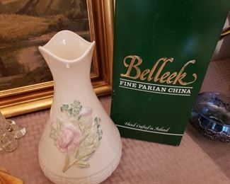 BELLEEK VASE