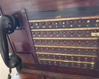 REALLY COOL RARE ANTIQUE HOTEL SWITCHBOARD