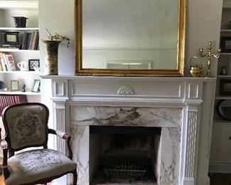 One of many vintage mirrors
French chair