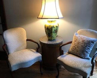 Pair of occasional chairs