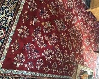 Large traditional wool rug