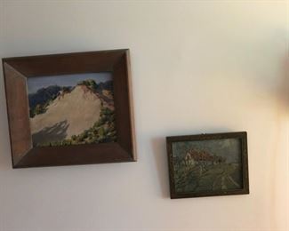Original framed landscape paintings