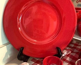Waechtersbach red dishes made in Germany