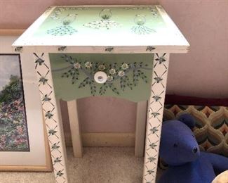 Hand painted table