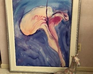 Many paintings and art works