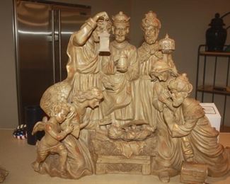 HUGE NATIVITY SCENCE