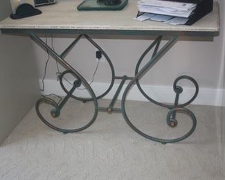 WROUGHT IRON CONSOLE