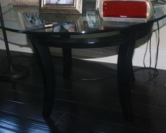 GLASS TOP COFFEE TABLE