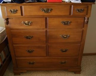 Young Republic dresser with solid rock hard maple