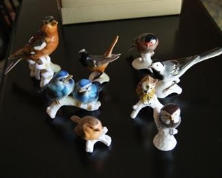 Goebel bird figurines.