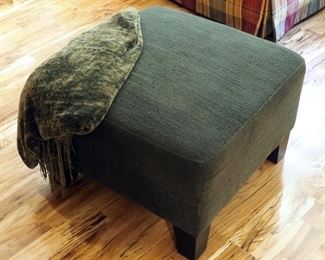 IKEA Upholstered Footstool, 15" X 22" X 21