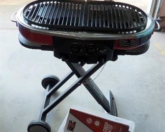 Coleman Collapsible Road Trip Propane Grill Including Stove Grates And Propane Tanks