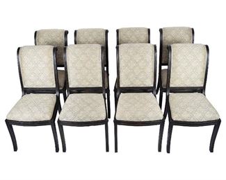 Set of 8 Fremarc dining chairs. $1600 for all 8. New was $2800 each !!!
