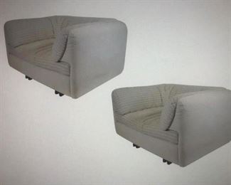 Super comfortable chairs by Arflex. Great quality. $600 pair. 