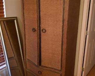 wicker wardrobe