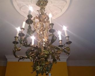 Antique French Gilt chandelier