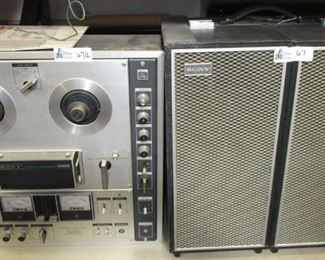 2 SONY REEL TO REELS INCLUDING TC-630