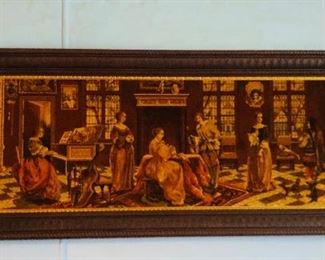 Large framed rug