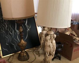 Very cool vintage lamps