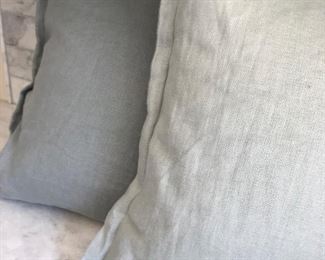 Pottery barn linen pillows