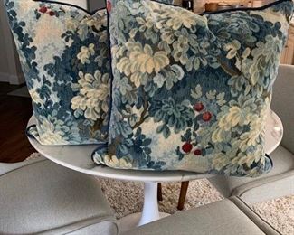 Scalamandre Marly custom pillows