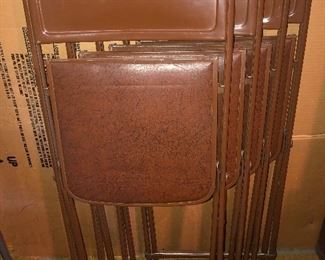 Lot 17B, Set of 4 metal folding chairs in great shape, $16 for all 4