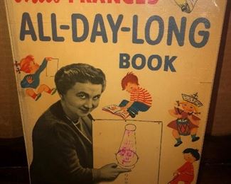 Lot 38B, Miss Frances All-Day-Long Book, well loved, $6