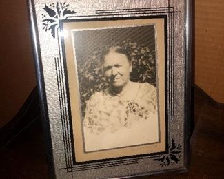 Lot 42B, Large frame and wonderful photo, very nice condition, $12