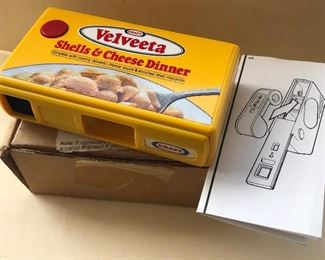 Lot 51B, Velveeta shells and cheese dinner camera, new in box, $12