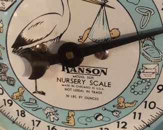 Lot 56B, Baby scale closeup