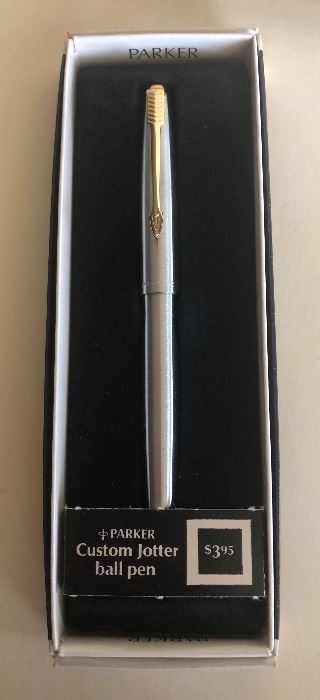 Lot 69B, Parker Custom Jotter pen in box, $16