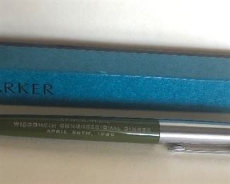 Lot 83B, Vintage Parker Pen, Wisconsin Congressional Dinner 1969, $16