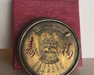 Lot 85B, Perpetual 50 year calendar, new in box, $12
