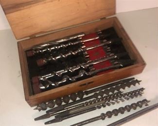 Lot 101B, Box of large bits, $18