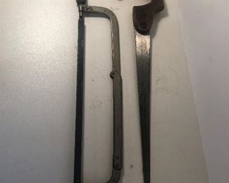 Lot 124B, Two saws, $10/pair