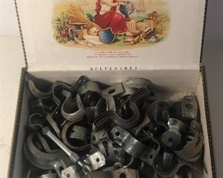Lot 129B, Box of fasteners, $6
