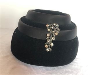 Lot 145B, Elegant black hat, $16