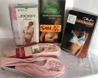 Lot 148B, Bras, panties and slippers, $16/all