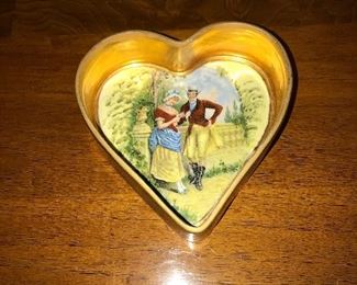Heart Hand Painted Bowl $60.00