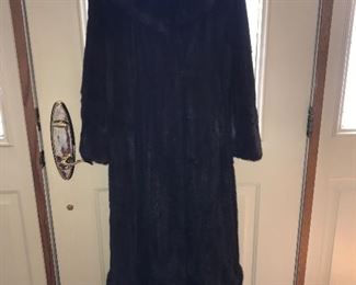 Full Length Mink Coat $650.00 Size L-XL