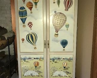 Balloon Cabinet 80 inches tall and 43 inches wide and 21 inches deep $350.00