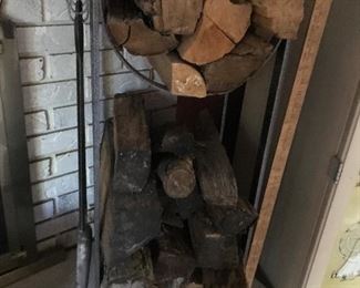 Log Holder $40.00 with logs