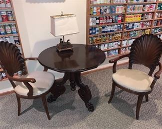 Shell Back Chairs and Table $225.00