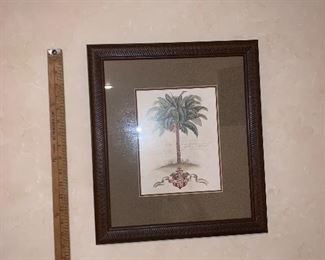 Palm Tree Print Framed $8.00