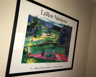 LeRoy Neiman framed litho $45.00