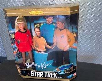 Barbie and Ken Star Trek $16.00