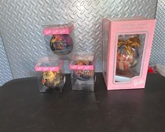 4 Barbie Ornaments $6.00