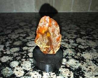 Plastic Rock on stand $5.00